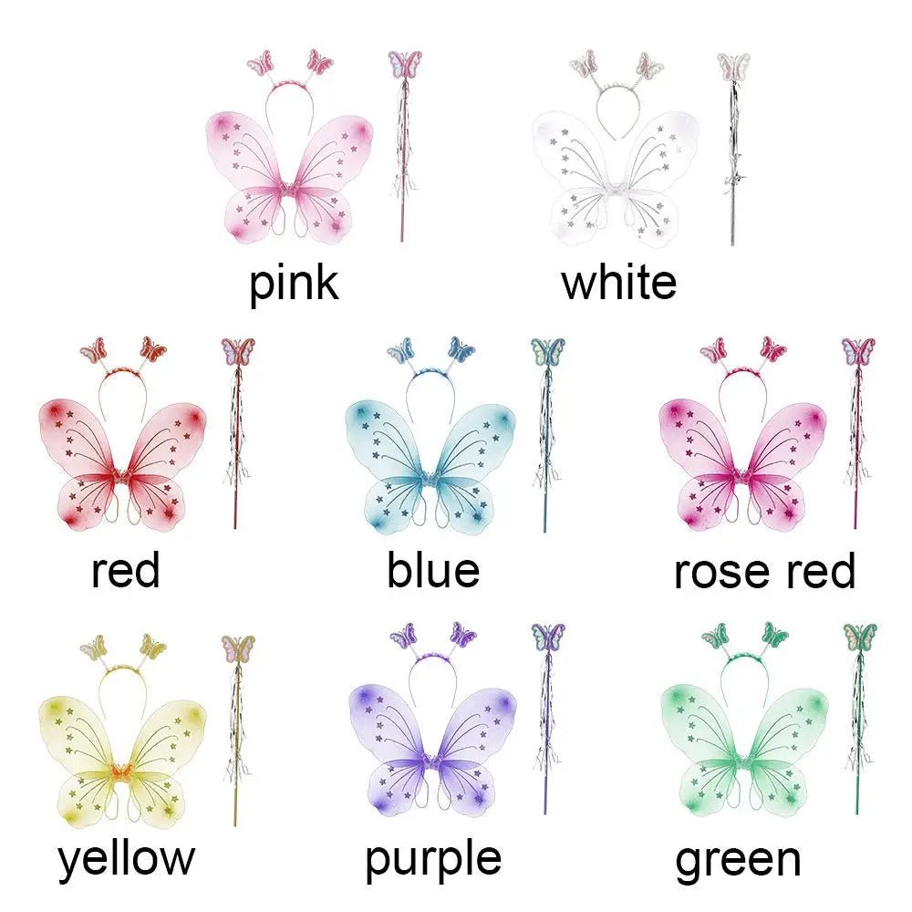 Colorful Angel Butterfly Wings Set - Cake Pops Parties