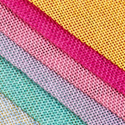 Colorful Jute Linen Party Bunting Banners - Cake Pops Parties