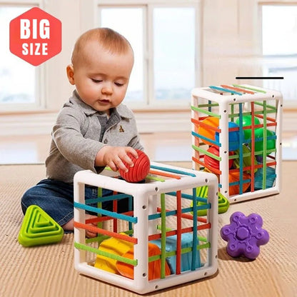 Colorful Shape Blocks Sorting Game - Cake Pops Parties