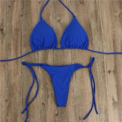 Comfortable Bandage Brazilian Swimsuit | 2 - Piece No Steel Support Swimwear - Cake Pops Parties