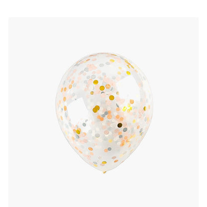 Confetti Latex Balloons 5 Pack - Cake Pops Parties