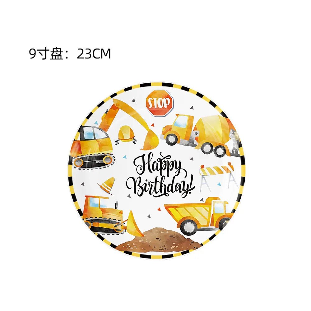 Construction Tractor Theme Party Supplies - Cake Pops Parties