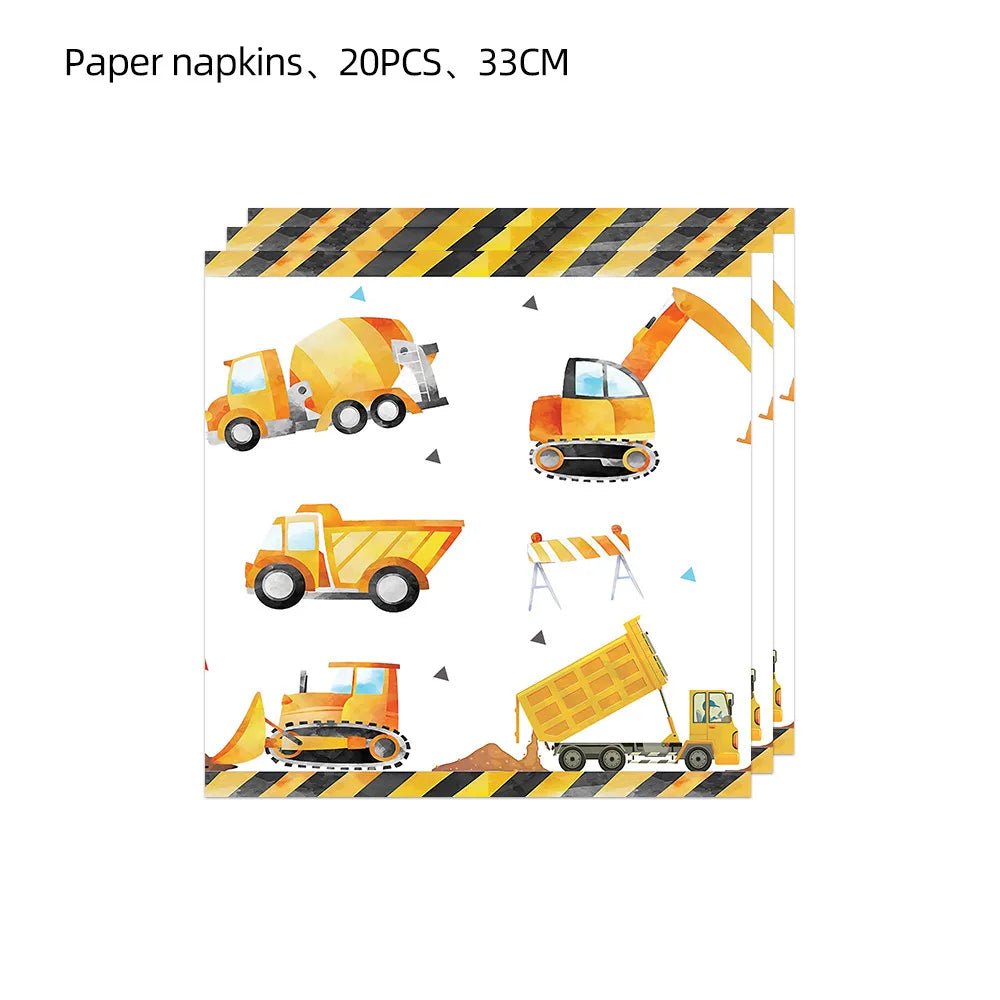 Construction Tractor Theme Party Supplies - Cake Pops Parties