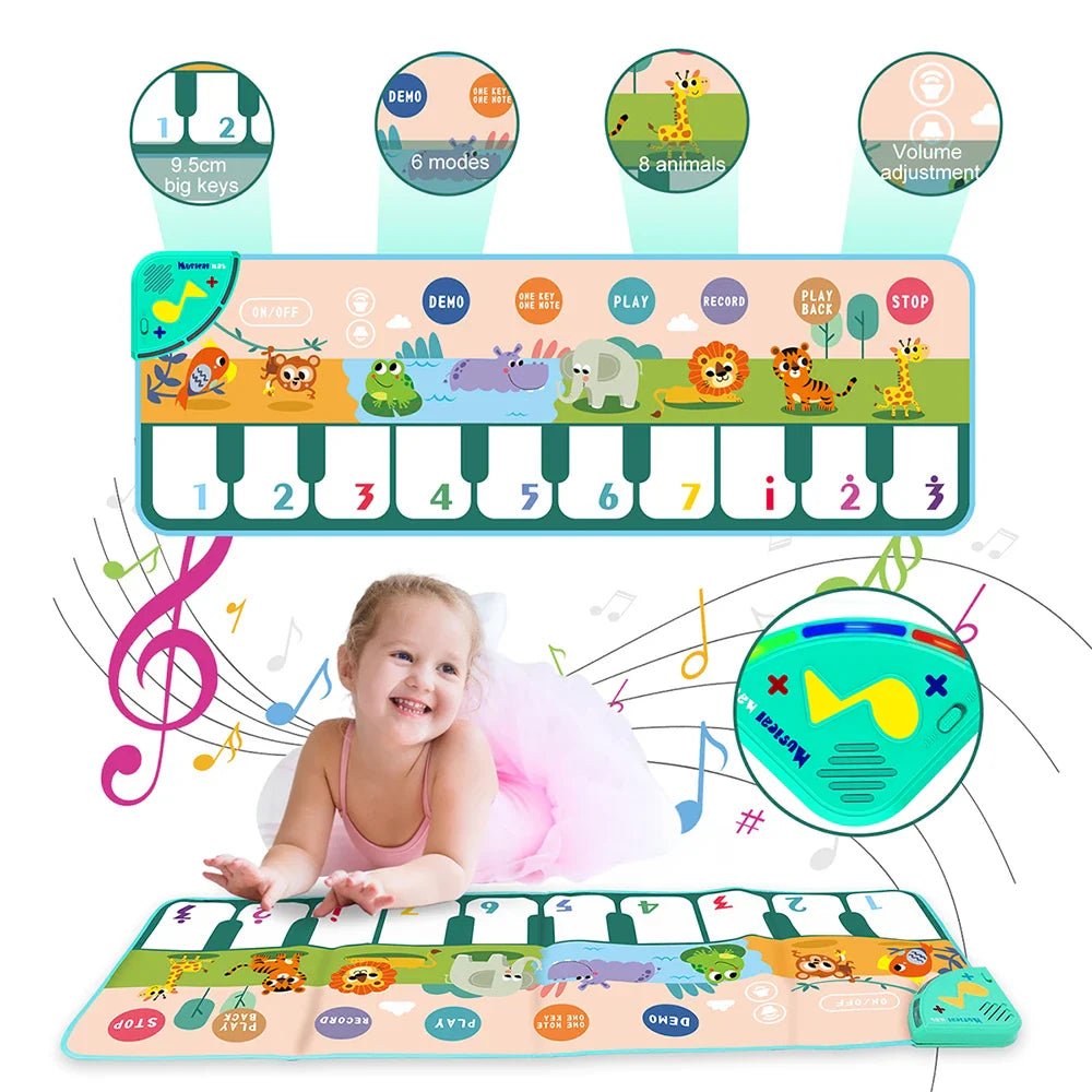 Coolplay 110x36cm Musical Piano Mat for Kids - Cake Pops Parties