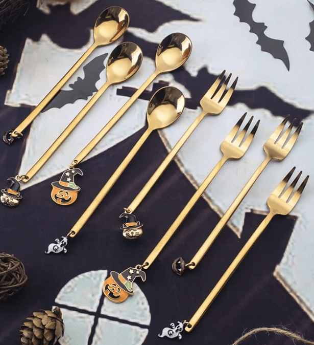 Creative Pumpkin Spoon Set - Cake Pops Parties