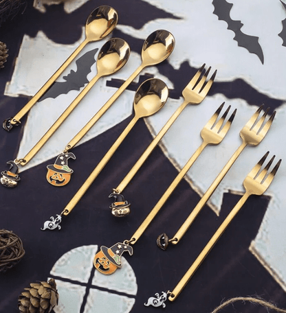 Creative Pumpkin Spoon Set - Cake Pops Parties