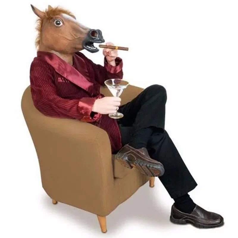 Creepy Horse Head Mask - Cake Pops Parties
