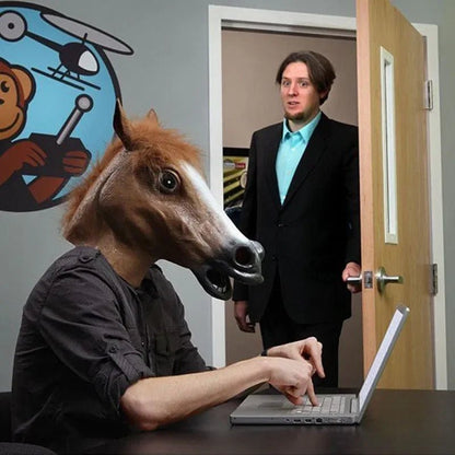 Creepy Horse Head Mask - Cake Pops Parties
