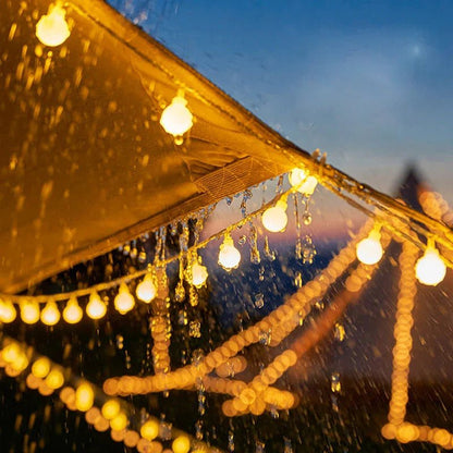 Crystal Ball Fairy String Lights - Outdoor Waterproof Christmas Decoration - Cake Pops Parties