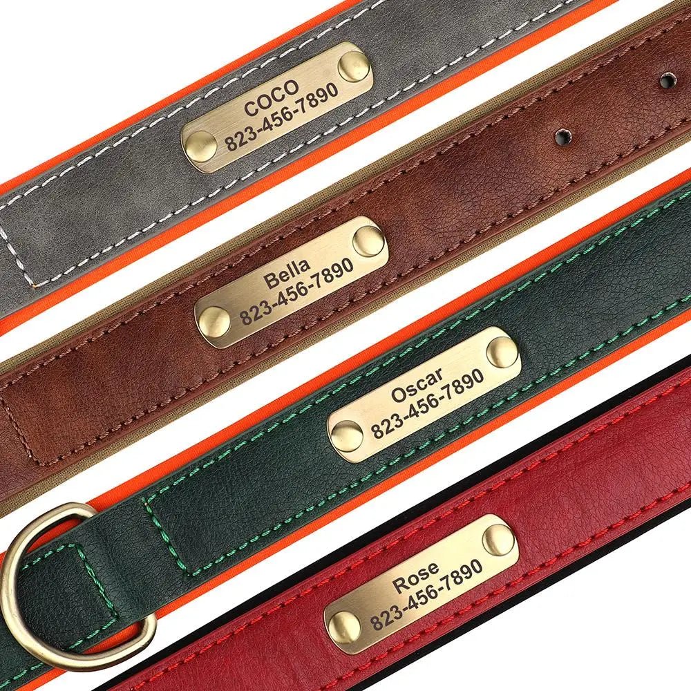 Custom Engraved Dog Collar - Personalized ID Tag Nameplate - Cake Pops Parties