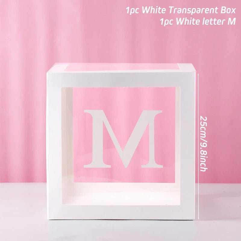 Custom Transparent Balloon Box - Cake Pops Parties