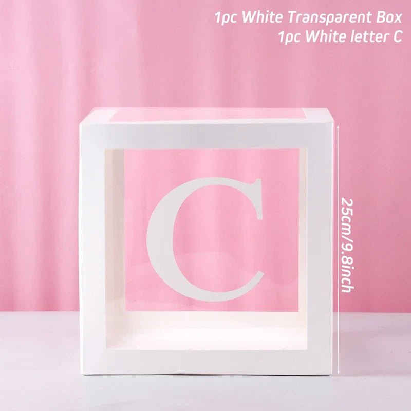 Custom Transparent Balloon Box - Cake Pops Parties