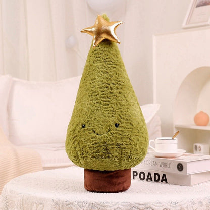 Cute Elk Christmas Tree Pillow - Cake Pops Parties