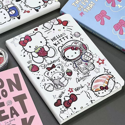 Cute Hello Kitty Pochacco A5 Notebook Hardshell Student Book - Cake Pops Parties
