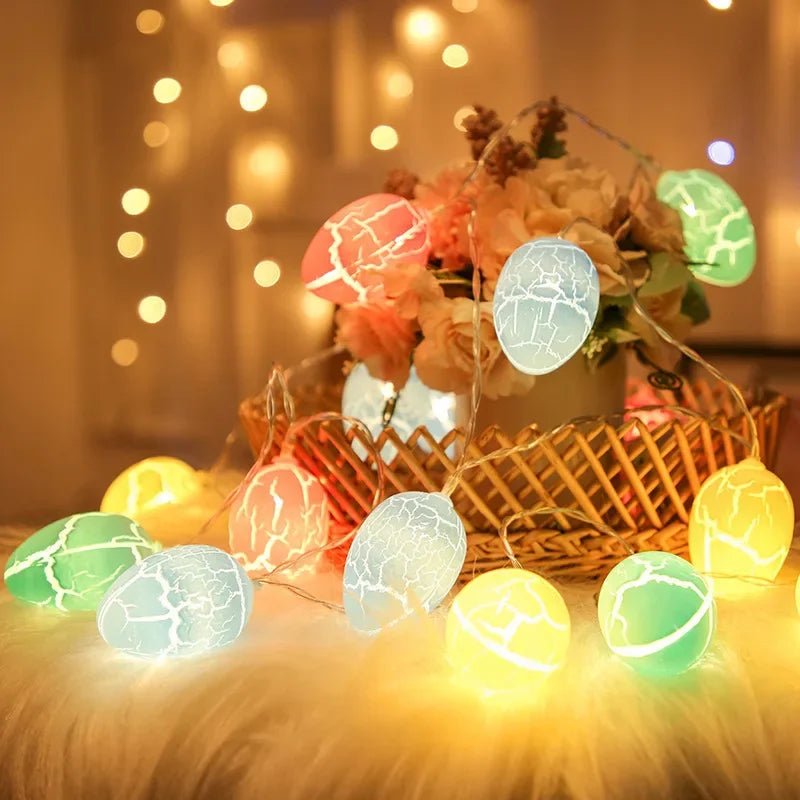 Dinosaur Eggs Fairy String Lights - Cake Pops Parties