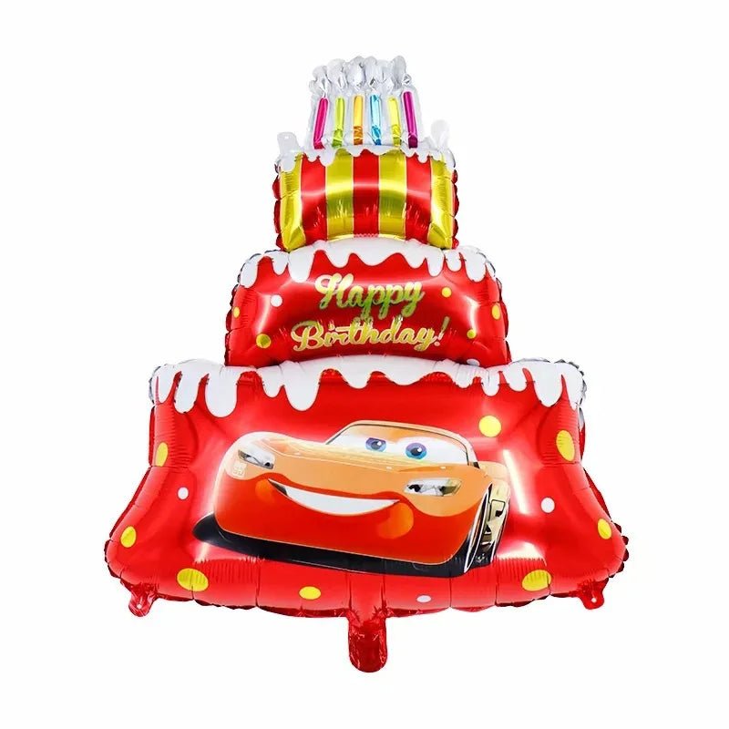 Disney McQueen Car Foil Balloons - Cake Pops Parties