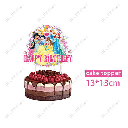Disney Princess Party Supplies Set - Cake Pops Parties