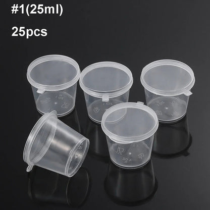 Disposable Plastic Sauce Cup Containers - Cake Pops Parties