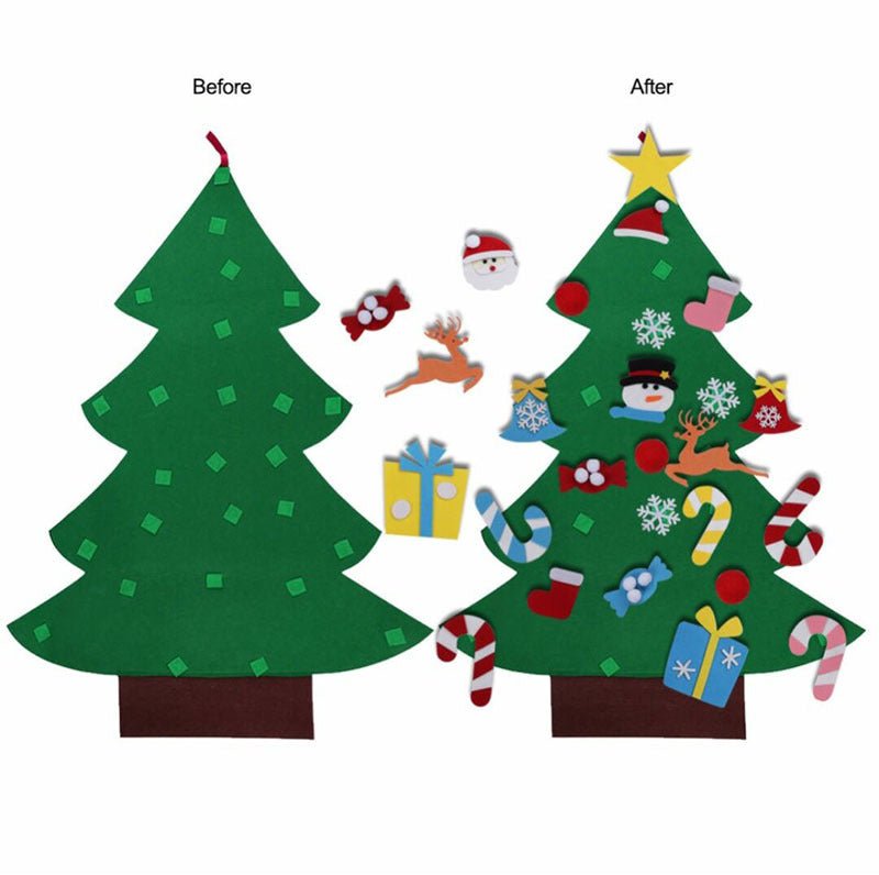 DIY Felt Christmas Tree Set - Cake Pops Parties