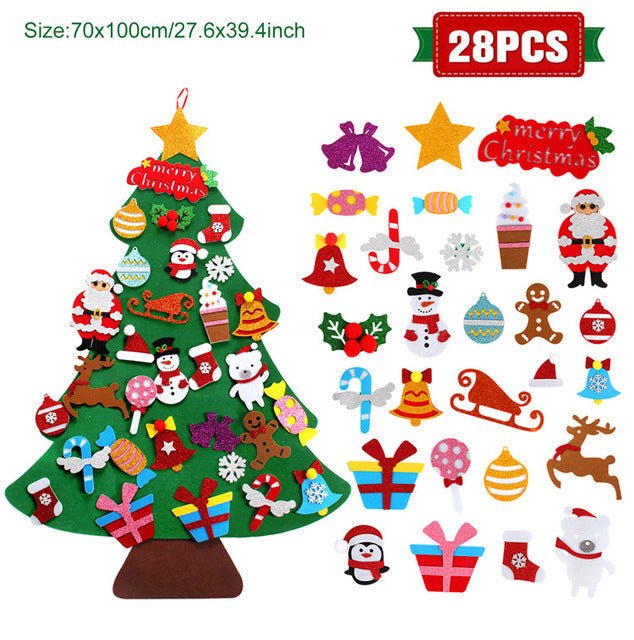 DIY Felt Christmas Tree Set - Cake Pops Parties