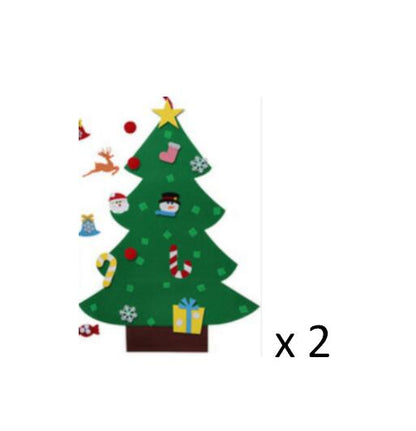 DIY Felt Christmas Tree Set - Cake Pops Parties