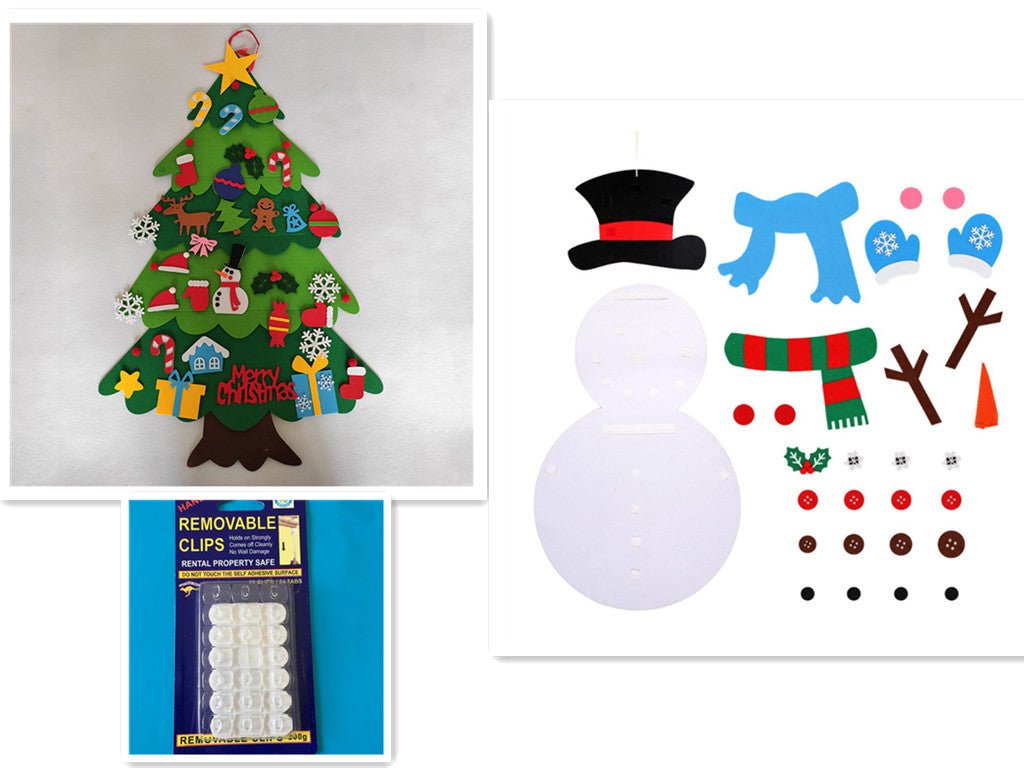 DIY Felt Christmas Tree Set - Cake Pops Parties