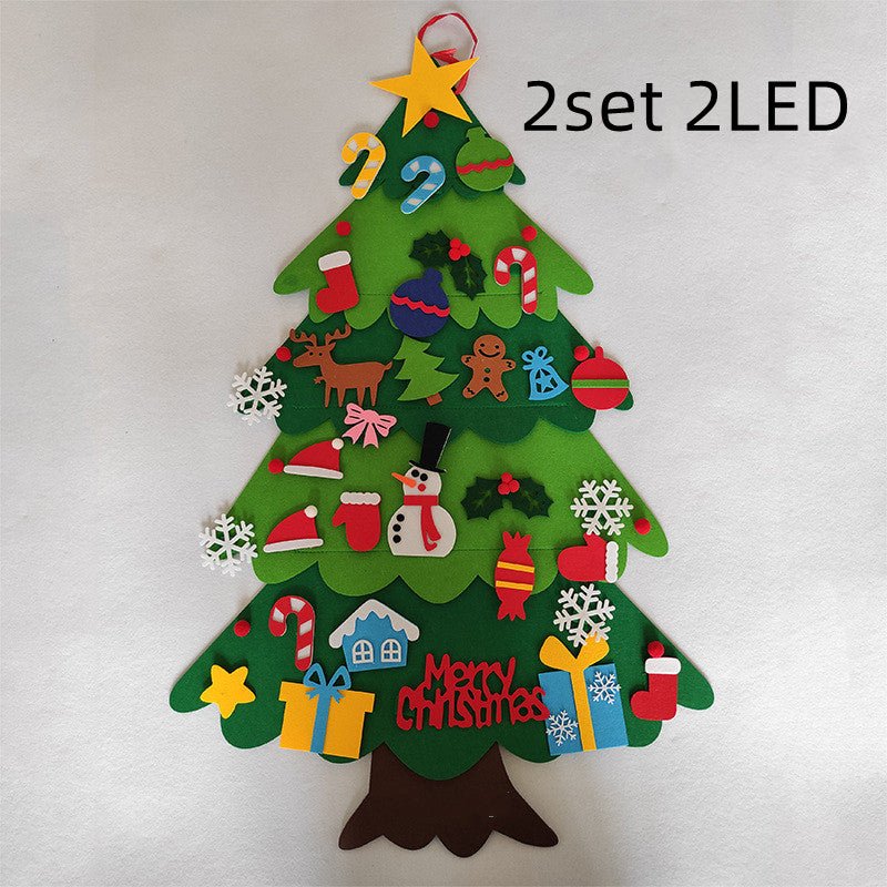 DIY Felt Christmas Tree Set - Cake Pops Parties