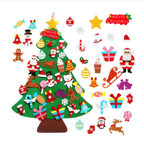 DIY Felt Christmas Tree Set - Cake Pops Parties