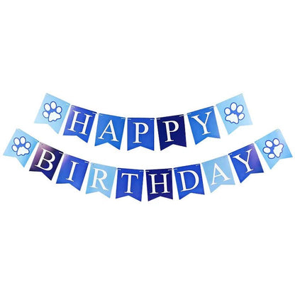 Dog Birthday Party Decor Set - Cake Pops Parties