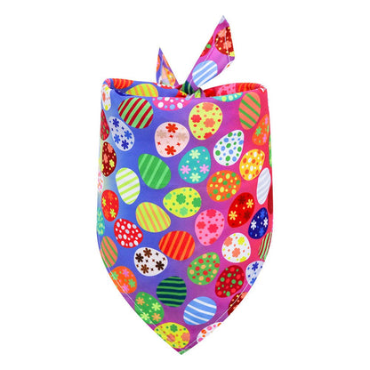 Easter Pet Triangle Scarf Dog Holiday Lip Towel - Cake Pops Parties