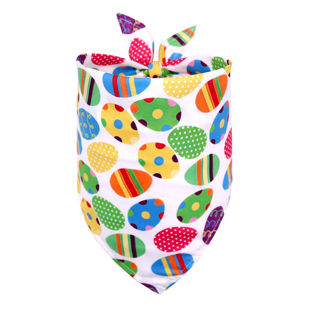 Easter Pet Triangle Scarf Dog Holiday Lip Towel - Cake Pops Parties