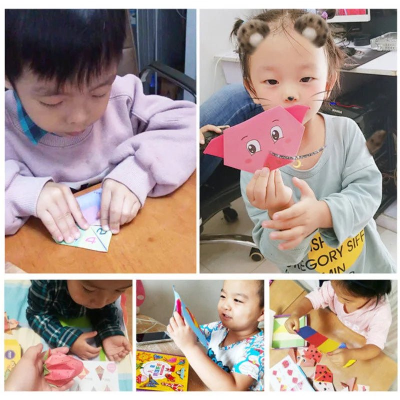 Educational Cartoon Animal Origami Craft Book for Kids - Cake Pops Parties
