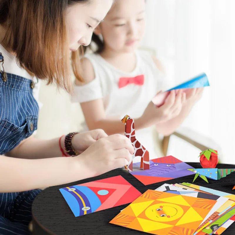 Educational Cartoon Animal Origami Craft Book for Kids - Cake Pops Parties