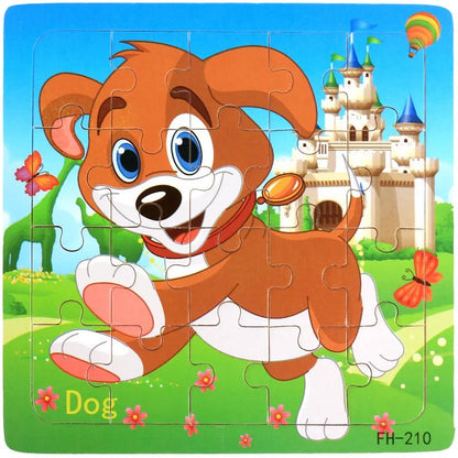Educational Cartoon Animal Puzzle - Cake Pops Parties