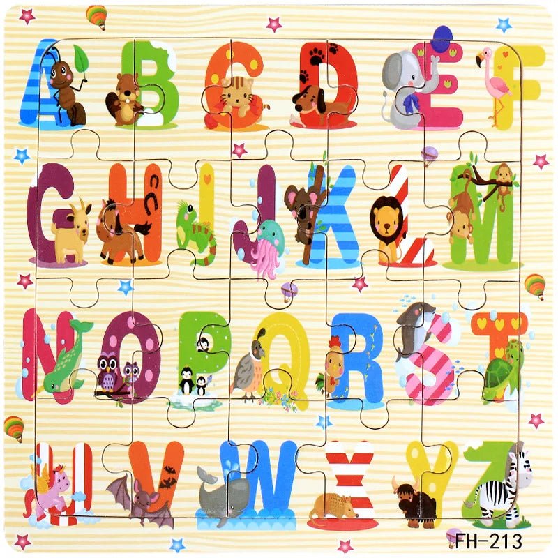 Educational Cartoon Animal Puzzle - Cake Pops Parties