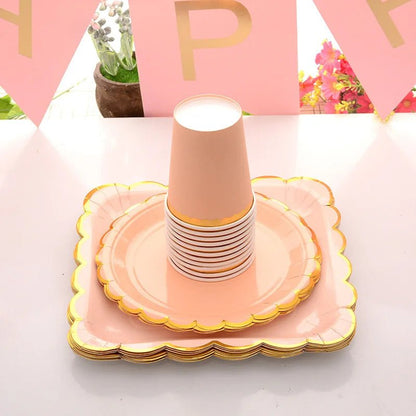 Elegant Lace Disposable Plates - Cake Pops Parties