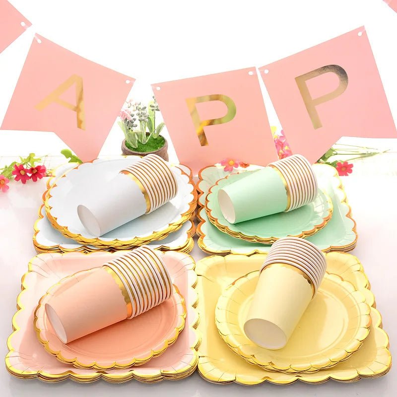 Elegant Lace Disposable Plates - Cake Pops Parties