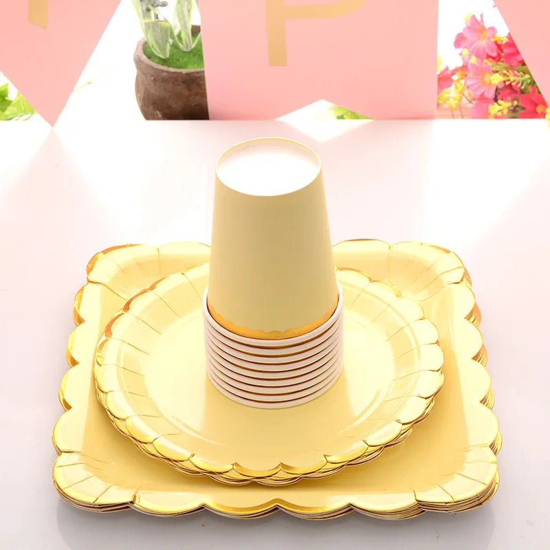 Elegant Lace Disposable Plates - Cake Pops Parties