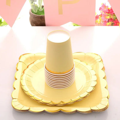 Elegant Lace Disposable Plates - Cake Pops Parties