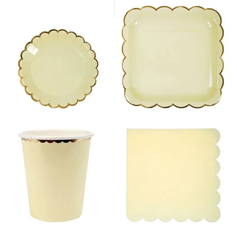 Elegant Lace Disposable Plates - Cake Pops Parties