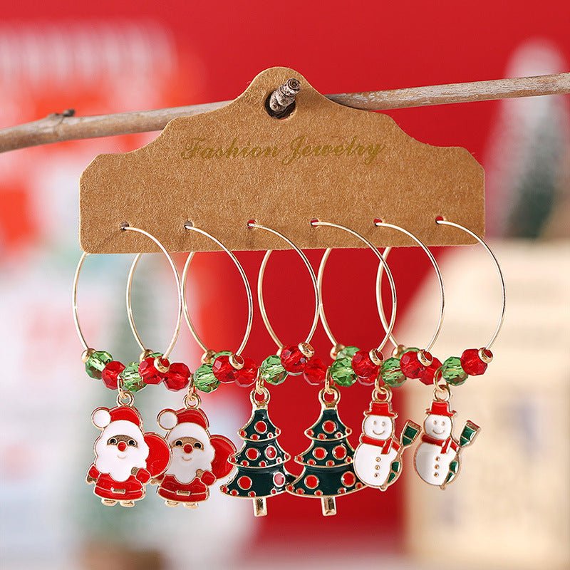 Festive Christmas Earrings Set - Cake Pops Parties