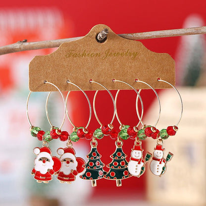 Festive Christmas Earrings Set - Cake Pops Parties