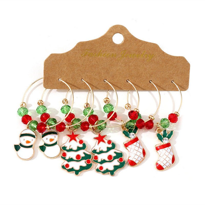 Festive Christmas Earrings Set - Cake Pops Parties