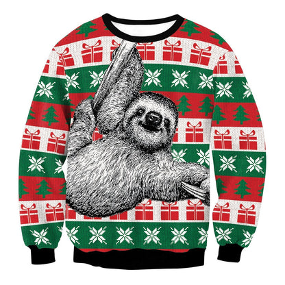 Festive Round Neck Christmas Sweater - Cake Pops Parties