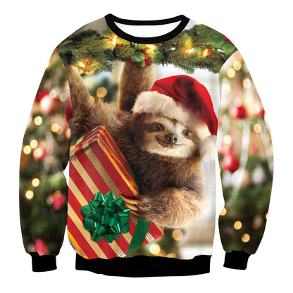 Festive Round Neck Christmas Sweater - Cake Pops Parties