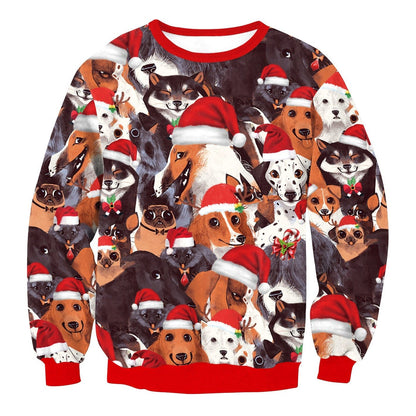 Festive Round Neck Christmas Sweater - Cake Pops Parties