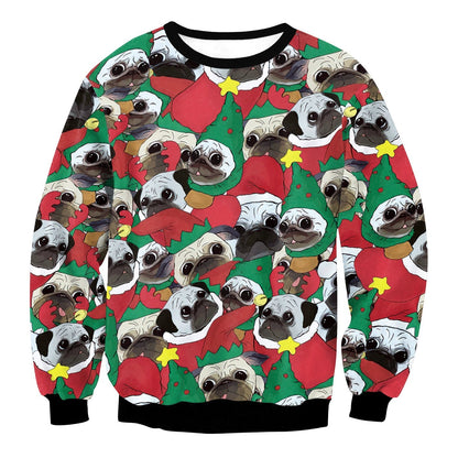 Festive Round Neck Christmas Sweater - Cake Pops Parties