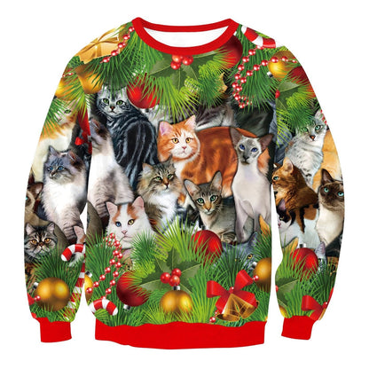 Festive Round Neck Christmas Sweater - Cake Pops Parties