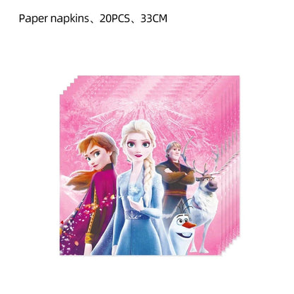 Frozen Theme Party Supplies - Elsa and Anna Decoration - Cake Pops Parties