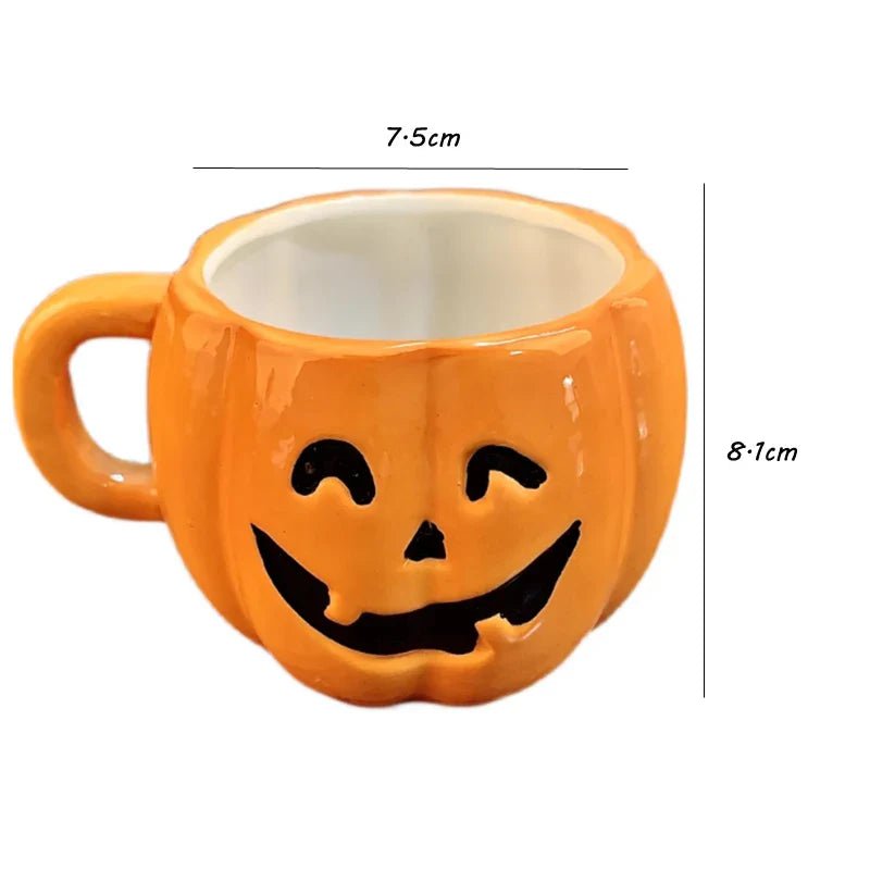 Funny Halloween Pumpkin Ceramic Mug - Cake Pops Parties